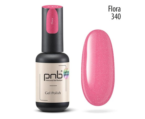 Изображение  Gel polish for nails PNB Gel Polish 8 ml, № 340, Volume (ml, g): 8, Color No.: 340