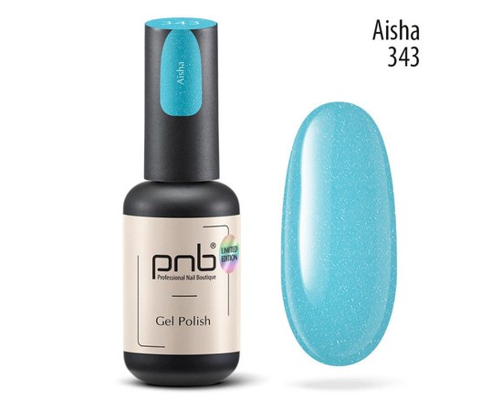 Изображение  Gel polish for nails PNB Gel Polish 8 ml, № 343, Volume (ml, g): 8, Color No.: 343