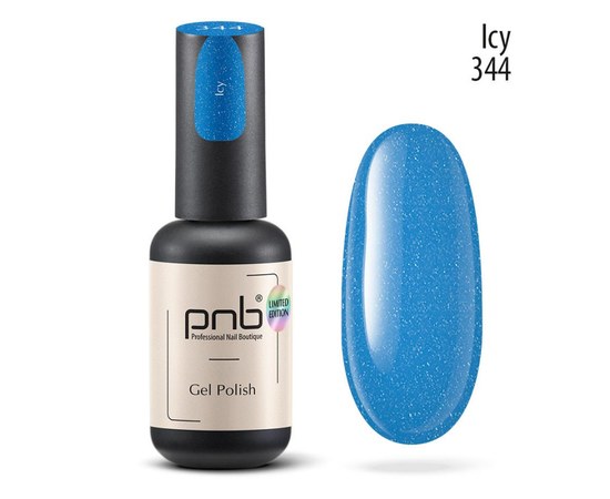 Изображение  Gel polish for nails PNB Gel Polish 8 ml, № 344, Volume (ml, g): 8, Color No.: 344