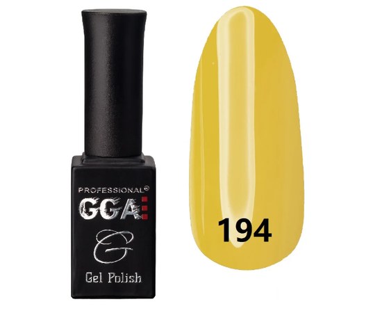 Зображення  Гель-лак для нігтів GGA Professional 10 мл, № 194, Цвет №: 194