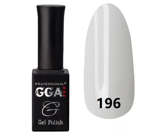 Изображение  Gel polish for nails GGA Professional 10 ml, No. 196, Color No.: 196