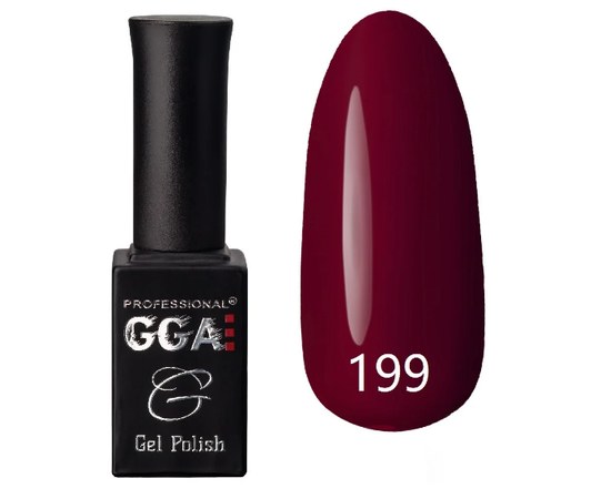 Изображение  Gel polish for nails GGA Professional 10 ml, No. 199, Color No.: 199