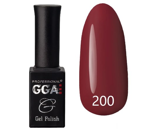 Зображення  Гель-лак для нігтів GGA Professional 10 мл, № 200, Цвет №: 200