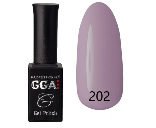 Изображение  Gel polish for nails GGA Professional 10 ml, No. 202, Color No.: 202