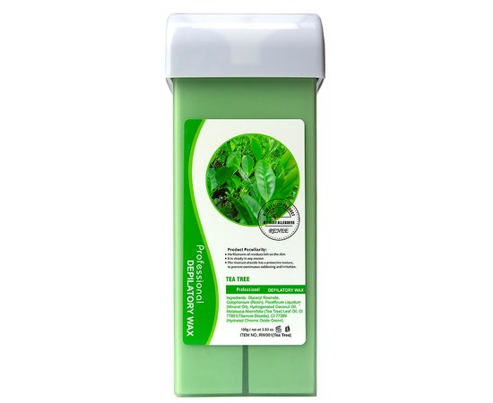 Изображение  Wax 150 g in cartridge for depilation Konsung Water Soluble Wax, Green tea