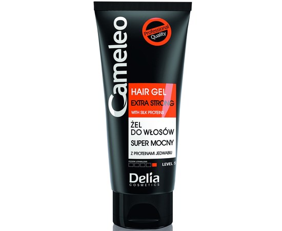 Изображение  Гель для волос супер сильной фиксации Delia Cosmetics Cameleo Hair Gel Extra Strong, 200 мл