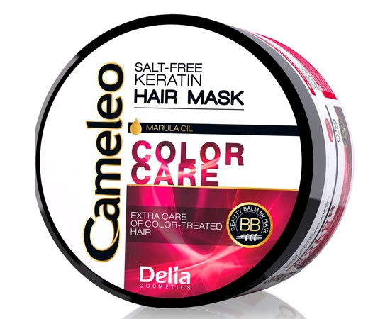 Зображення  Кератинова маска для волосся "Захист кольору" Delia Cameleo Mask, 200 мл