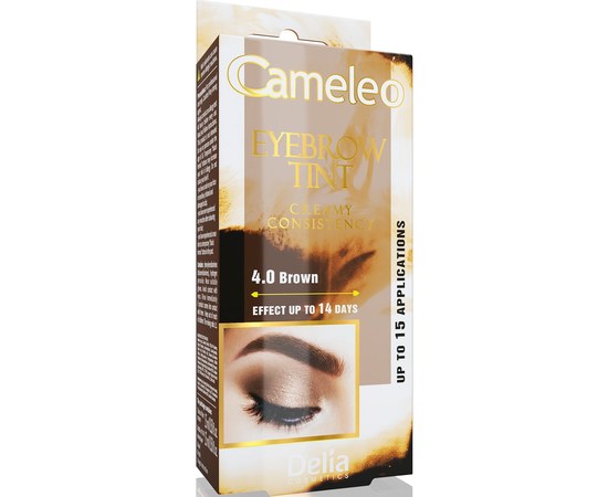 Изображение  Eyebrow cream-paint for eyebrows Delia Eyebrow Expert Cameleo 4.0 Brown, 15 ml