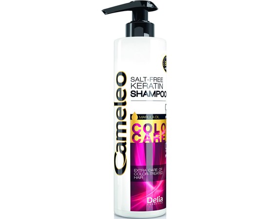 Изображение  Keratin shampoo "Color Protection" Delia Cameleo Shampoo, 500 ml