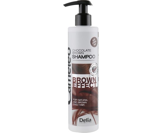 Зображення  Шампунь з ефектом поглиблення кольору для коричневого волосся Delia Cameleo Brown Effect Shampoo, 250 мл