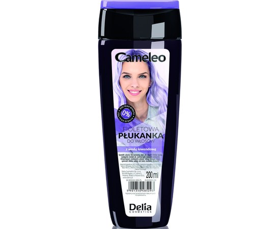 Изображение  Оттеночный ополаскиватель для волос Delia Cameleo Hair Colouring Toner Violet, 200 мл, Объем (мл, г): 200, Цвет №: фиолетовый
