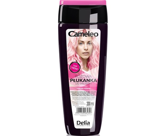 Зображення  Відтіночний ополіскувач для волосся Delia Cameleo Hair Colouring Toner Pink, 200 мл, Об'єм (мл, г): 200, Цвет №: Розовый