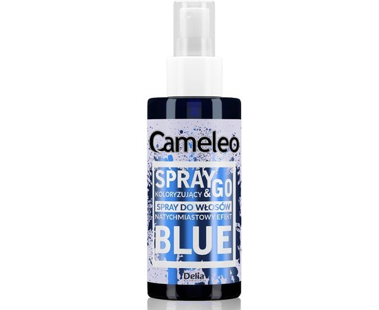 Изображение  Tint hair spray Delia Cameleo Spray&Go Blue, 150 ml, Volume (ml, g): 150, Color No.: Blue