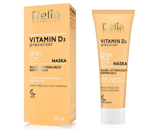 Зображення  Підтягуюча маска з вітаміном Delia Vitamin D3, 50 мл