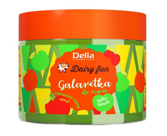 Изображение  Jelly body wash Delia Dairy Fun Apple, 350 ml