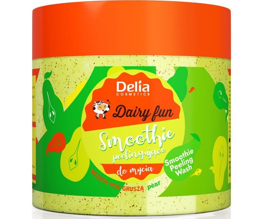 Изображение  Delia Dairy Fun Peeling Shower Gel Pear, 350 ml