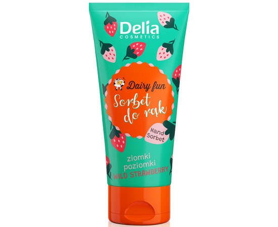 Изображение  Hand sorbet Delia Dairy Fun Strawberry, 50 ml