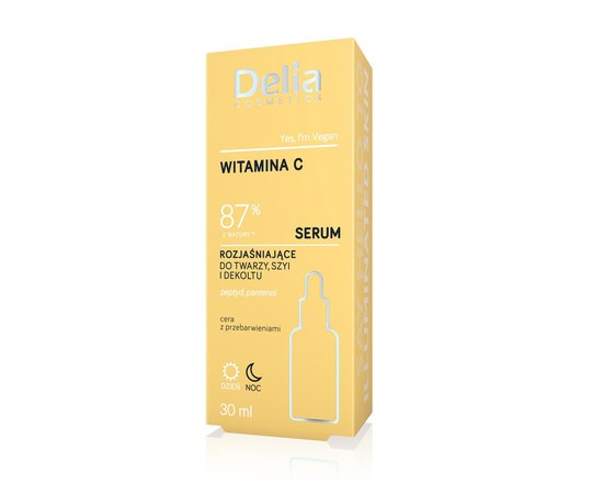 Изображение  Сыворотка для лица Delia Serum осветляющая с витамином С, 30 мл