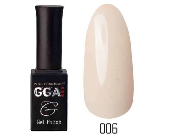 Изображение  Gel polish for nails GGA Professional 10 ml, No. 006, Color No.: 6