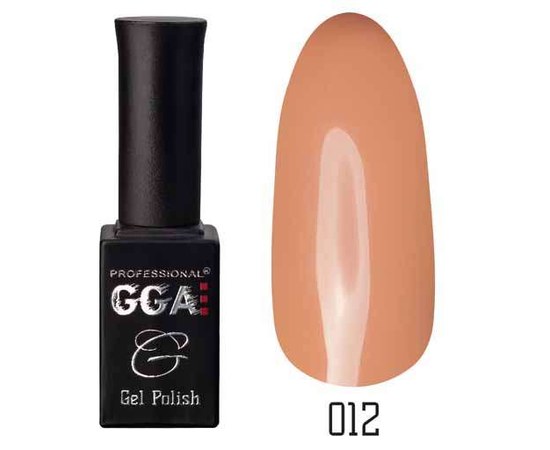 Изображение  Gel polish for nails GGA Professional 10 ml, No. 012, Color No.: 12