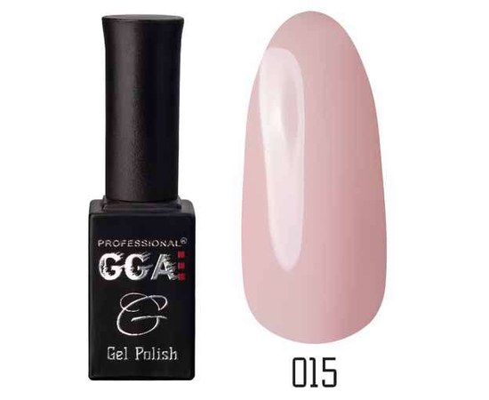Зображення  Гель-лак для нігтів GGA Professional 10 мл, № 015, Цвет №: 015