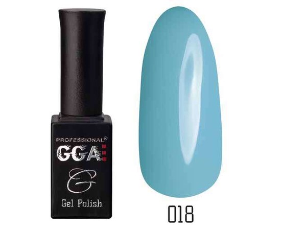 Зображення  Гель-лак для нігтів GGA Professional 10 мл, № 018, Цвет №: 018