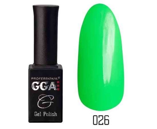 Изображение  Gel polish for nails GGA Professional 10 ml, No. 026, Color No.: 26