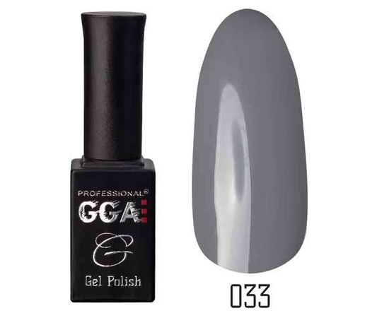 Зображення  Гель-лак для нігтів GGA Professional 10 мл, № 033, Цвет №: 033