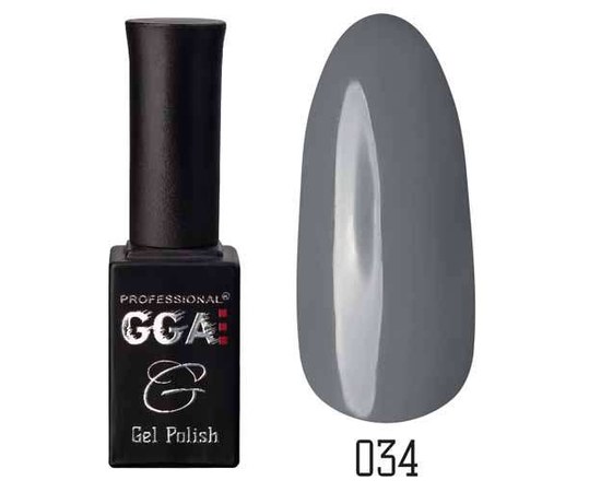 Зображення  Гель-лак для нігтів GGA Professional 10 мл, № 034, Цвет №: 034