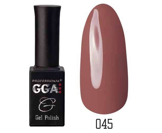 Изображение  Gel polish for nails GGA Professional 10 ml, No. 045, Color No.: 45