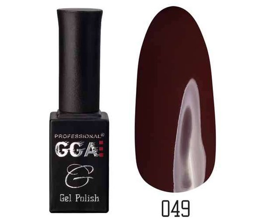 Изображение  Gel polish for nails GGA Professional 10 ml, No. 049, Color No.: 49