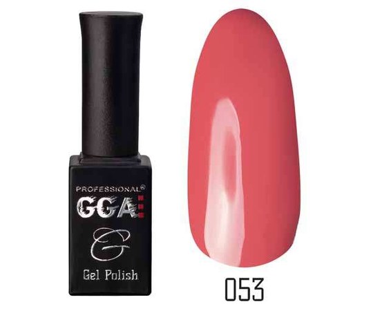 Изображение  Gel polish for nails GGA Professional 10 ml, No. 053, Color No.: 53