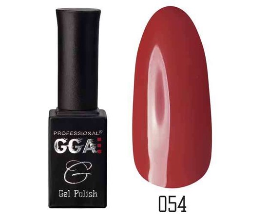 Зображення  Гель-лак для нігтів GGA Professional 10 мл, № 054, Цвет №: 054
