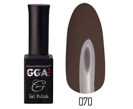 Изображение  Gel polish for nails GGA Professional 10 ml, No. 070, Color No.: 70