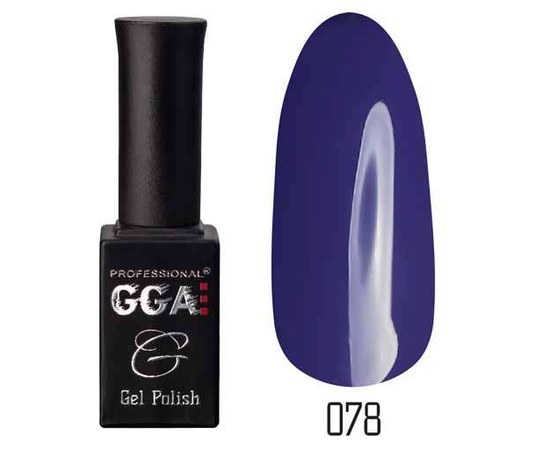 Зображення  Гель-лак для нігтів GGA Professional 10 мл, № 078, Цвет №: 078