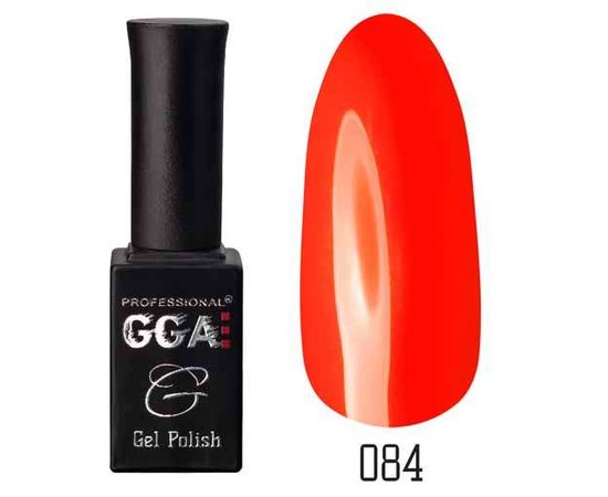 Изображение  Gel polish for nails GGA Professional 10 ml, No. 084, Color No.: 84