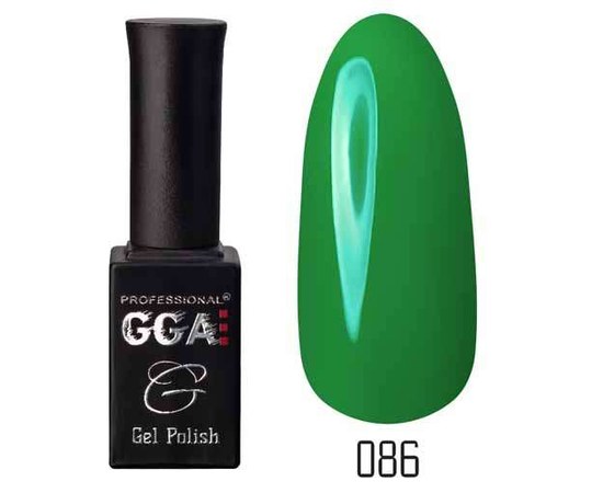 Зображення  Гель-лак для нігтів GGA Professional 10 мл, № 086, Цвет №: 086
