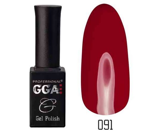 Изображение  Гель-лак для ногтей GGA Professional 10 мл, № 091, Цвет №: 091