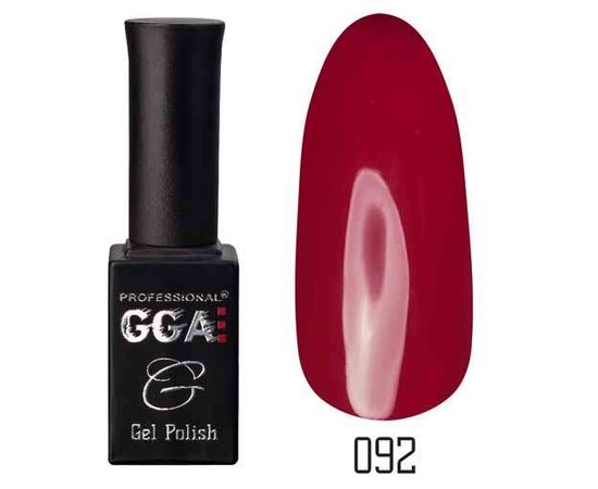 Зображення  Гель-лак для нігтів GGA Professional 10 мл, № 092, Цвет №: 092