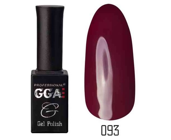 Изображение  Gel polish for nails GGA Professional 10 ml, No. 093, Color No.: 93