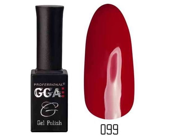 Изображение  Gel polish for nails GGA Professional 10 ml, № 099, Color No.: 99
