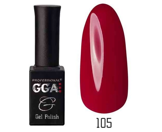 Изображение  Gel polish for nails GGA Professional 10 ml, No. 105, Color No.: 105