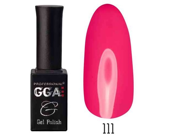 Зображення  Гель-лак для нігтів GGA Professional 10 мл, № 111, Цвет №: 111