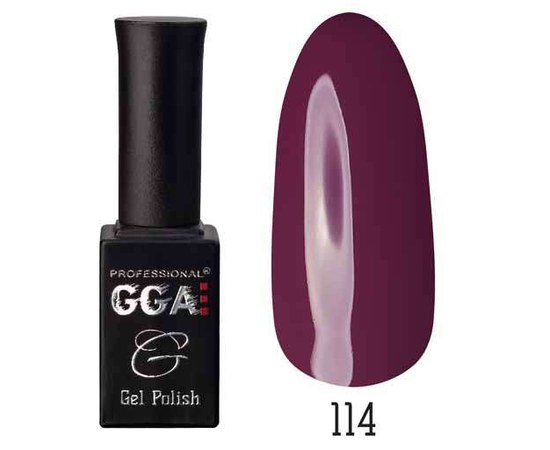 Зображення  Гель-лак для нігтів GGA Professional 10 мл, № 114, Цвет №: 114