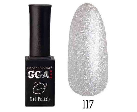 Зображення  Гель-лак для нігтів GGA Professional 10 мл, № 117, Цвет №: 117