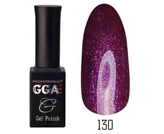 Изображение  Gel polish for nails GGA Professional 10 ml, No. 130, Color No.: 130
