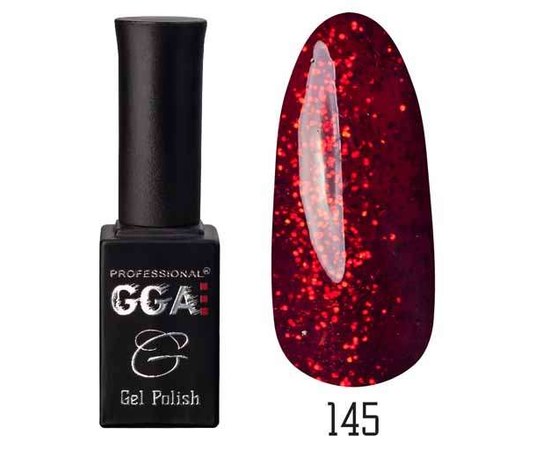Зображення  Гель-лак для нігтів GGA Professional 10 мл, № 145, Цвет №: 145