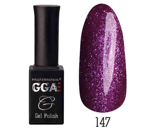 Изображение  Гель-лак для ногтей GGA Professional 10 мл, № 147, Цвет №: 147
