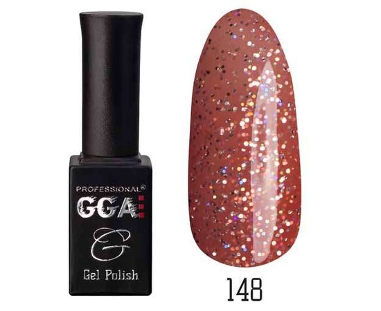 Зображення  Гель-лак для нігтів GGA Professional 10 мл, № 148, Цвет №: 148