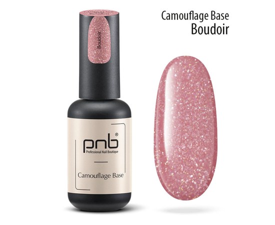 Изображение  Camouflage rubber base PNB Camouflage Base 8 ml, Boudoir, Volume (ml, g): 8, Color No.: Boudoir